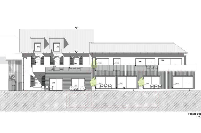 Transformation d'une ancienne gare en immeuble de logements