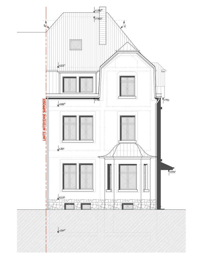 Transformation d'une maison unifamiliale